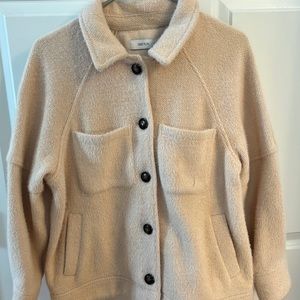 Anthropologie / Greylin Soft “fuzzy” knit shacket